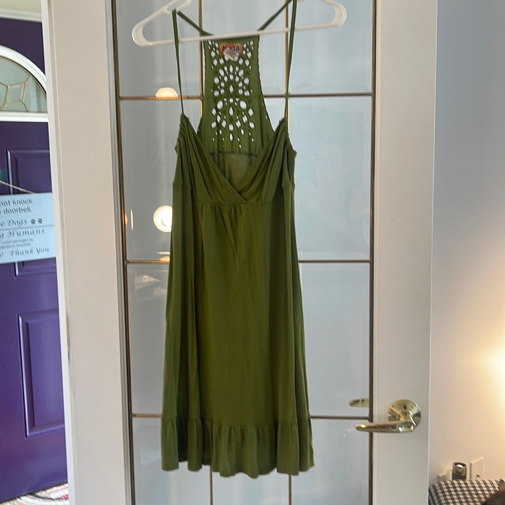 Olive Green Dress